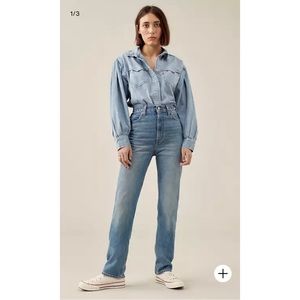 Levi’s 70 high rise straight jeans